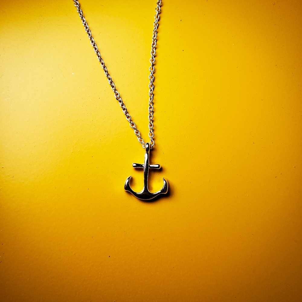Anchor Minimalist Silver New Necklace